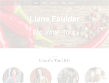 Tablet Screenshot of lianefaulder.com